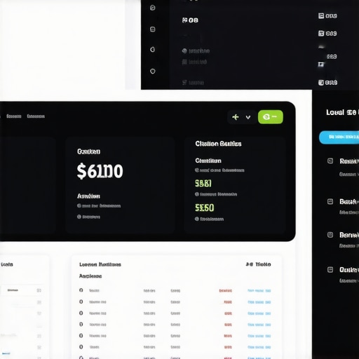 Local SEO Dashboard for Tulsa A computer screen displaying local SEO monitoring tools and analytics for Tulsa business visibility.