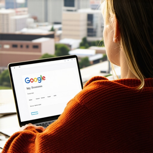 Optimizing GMB Profile for Tulsa Local SEO Digital marketer optimizing Google My Business profile in Tulsa