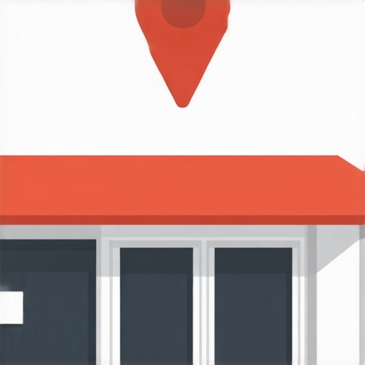 Business storefront in Tulsa with a Google Maps pin indicating local SEO prominence.