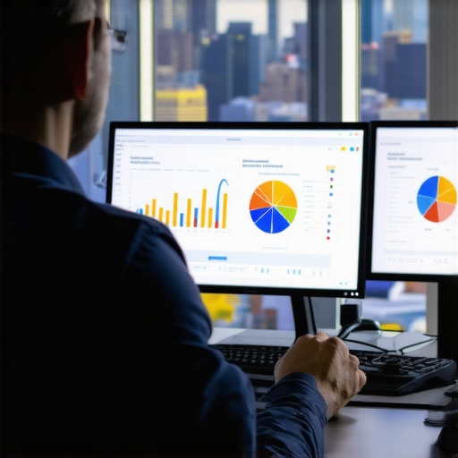 A professional analyzing Tulsa SEO metrics to optimize Google Maps rankings.