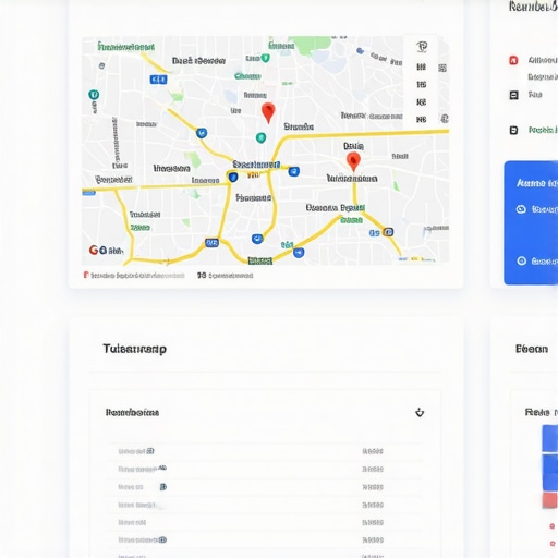 Screenshot of local SEO analytics tracking Tulsa Google Maps rankings