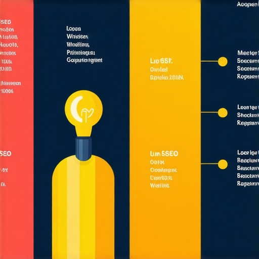 Infographic illustrating steps to optimize local SEO for Tulsa businesses in 2026.